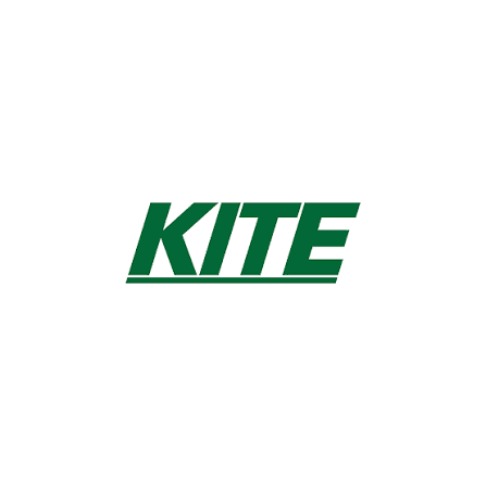 Zöld KITE felirat látható fehér háttéren, egyszerű, letisztult logóformában.