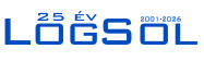Logsol Logo Kék nagy_25 éves